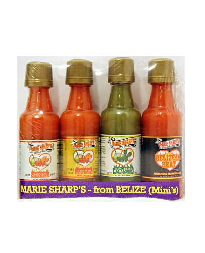 Marie Sharp's (1.69 Ounce Bottles) - Belize - 4 Pack Gift Set