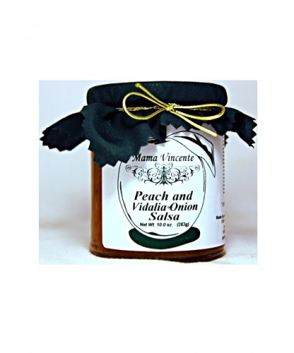 Mama Vincente Peach and Vidalia Onion Salsa - 10 Ounce Jar