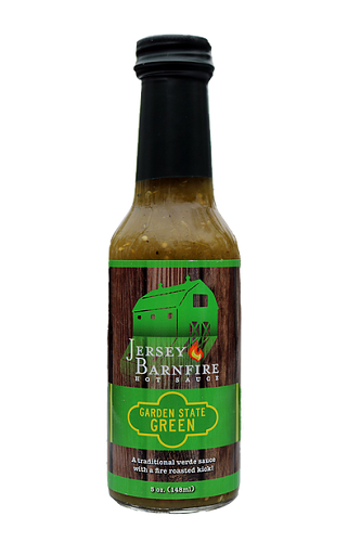 Jersey Barnfire Garden State Green Hot Sauce - 5 ounce bottle