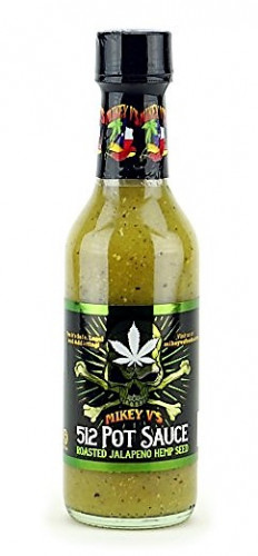Mikey V's 512 Pot Sauce Roasted Jalapeño Hemp Seed - 5 ounce bottle