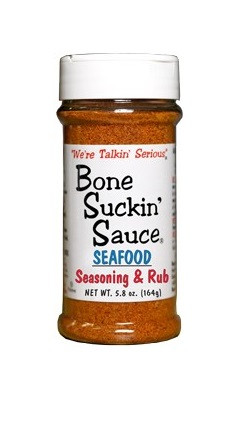 Bone Suckin' Sauce Seafood Seasoning & Rub - 5.8 ounce shaker