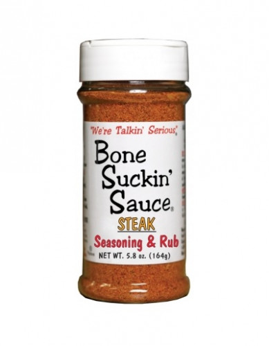 Bone Suckin' Sauce Steak Seasoning & Rub - 5.8 ounce shaker