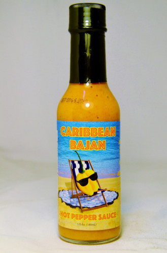 Caribbean Bajan Hot Pepper Sauce - 5 Ounce Bottle