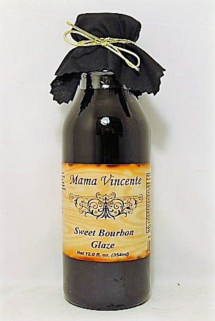 Mama Vincente Sweet Bourbon Glaze - 12 ounce bottle