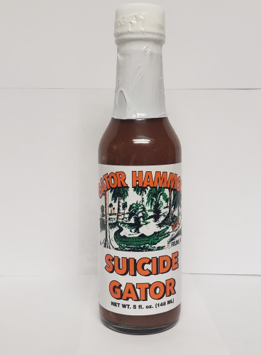 Gator Hammock Suicide Gator Hot Sauce - 5 Ounce Bottle