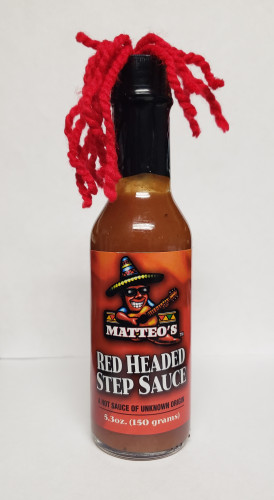 Matteo's Red Headed Step Sauce - 5 Ounce Bottle