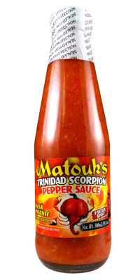 Matouk's Trinidad Scorpion Pepper Sauce-10 ounce bottle