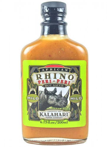 African Rhino Peri-Peri Sauce  Mild! - 6.75 Ounce Bottle