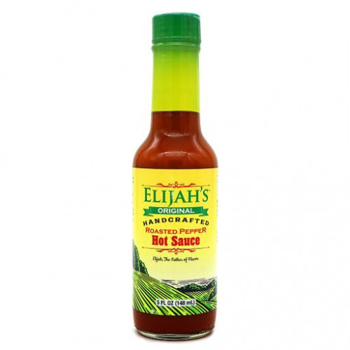 Elijah's Original Handcrafted Roasted Pepper Hot Sauce - 5 Ounce Bottle