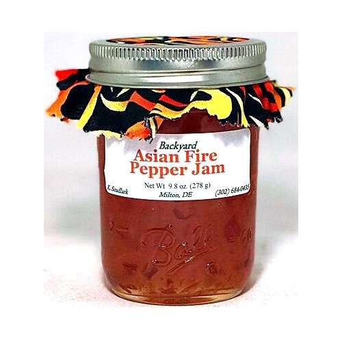 Backyard Asian Fire Pepper Jam - 9.8 Ounce Jar