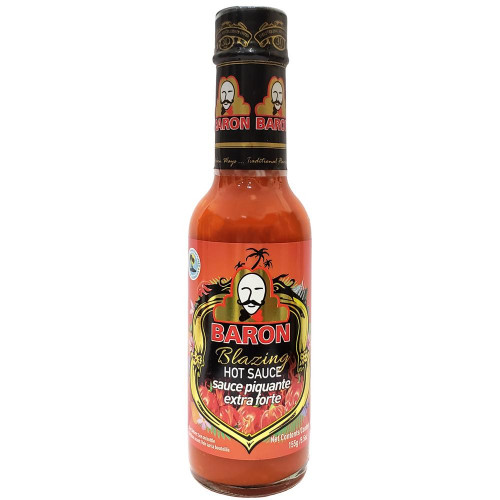 Baron All Natural Classic Pepper Sauce - Red - 5.5 Ounce Bottle