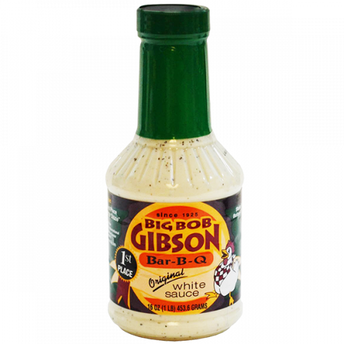 Big Bob Gibson Bar-B-Q - Original White Sauce - 16 ounce bottle