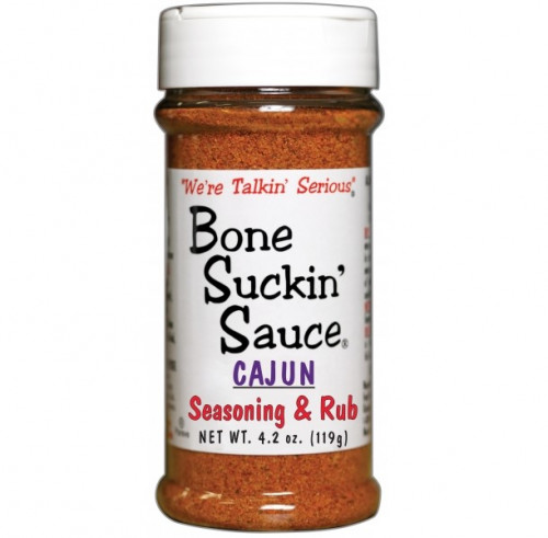 Bone Suckin' Cajun Seasoning & Rub - 4.2 ounce shaker