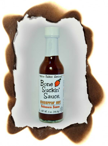 Bone Suckin' Sauce Hiccupin' Hot Habañero Sauce - 5 Ounce Bottle