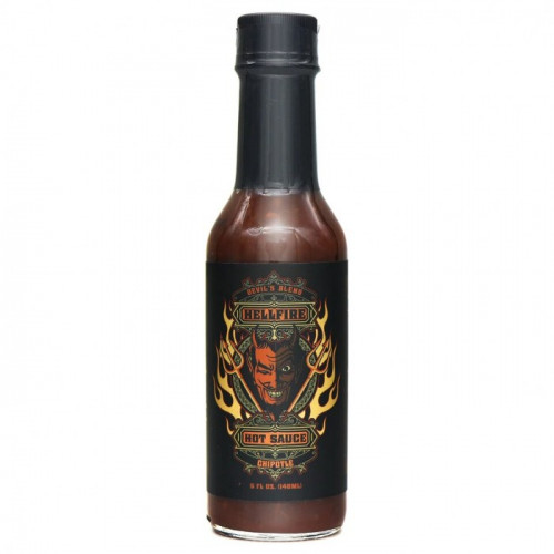 Hellfire Devil's Blend Bourbon Chipotle Hot Sauce - 5 Ounce Bottle