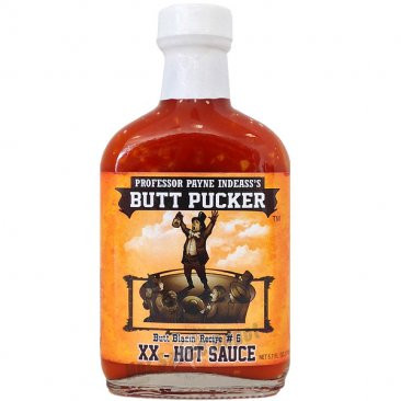 Butt Pucker Professor Payne Indeass's XX - Hot Sauce - 5.7 Ounce Bottle