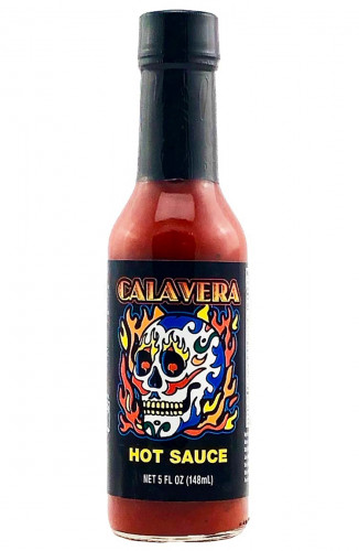 Calavera (Skull) Hot Sauce (From Cajohns) - 5 Ounce Bottle