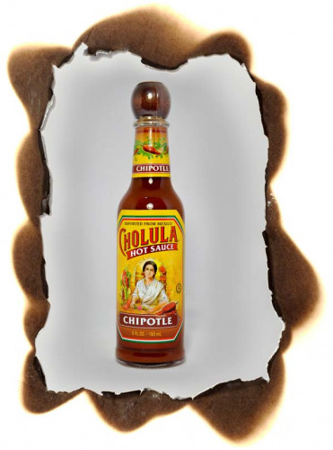 Cholula Chipotle Hot Sauce With The Brown Wooden Stopper Top - 5 Ounce Bottles