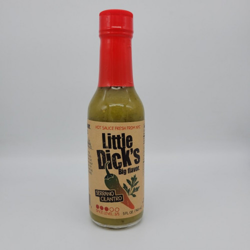 Little Dick's Serrano Cilantro Hot Sauce - 5 Ounce Bottle