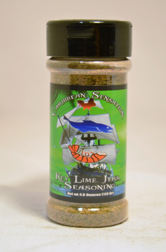 Caribbean Sensation Key Lime Jerk Seasoning - 4 ounce shaker