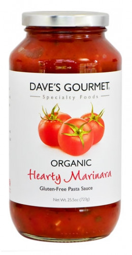 Dave's Organic Hearty Marinara - 25.5 ounce jar
