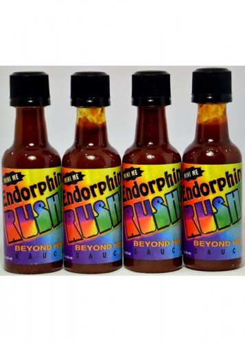 Endorphin Rush Beyond Hot Sauce - 4 Pack Mini's - 1.7 Ounce Bottles