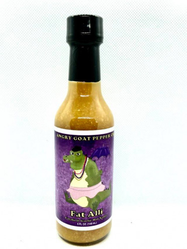Angry Goat Pepper Co Fat Alli Hot Sauce - 5 Ounce Bottle