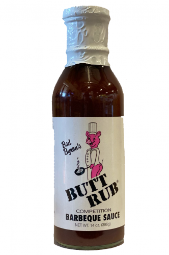 Bad Byron's Butt Rub Competition Barbeque Sauce - 14 ounce bottle