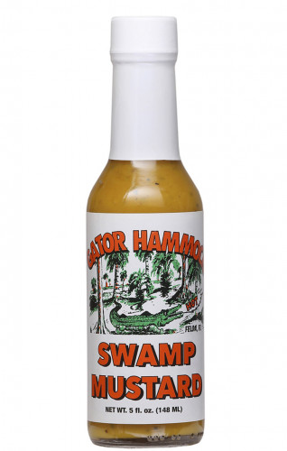 Gator Hammock Hot Swamp Mustard Hot Sauce - 5 Ounce Bottle