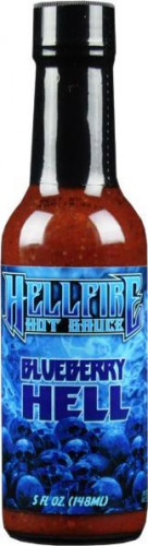 Hellfire Blueberry Hell Hot Sauce - 5 Ounce Bottle