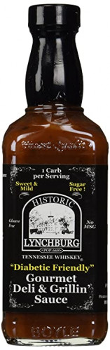 Lynchburg Tennessee Diabetic Friendly Grilling Sauce - Sweet & Mild - 16 ounce bottle