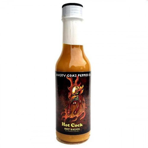 Angry Goat Pepper Co. Hot Cock Hot Sauce- 5 Ounce Bottle