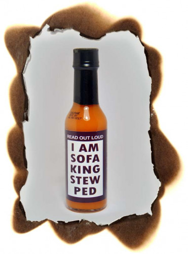 I Am Sofa King Stew Ped Hot Sauce - 5 Ounce Bottle