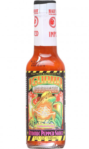 Iguana Radioactive Atomic Pepper Sauce - 5 Ounce Bottle