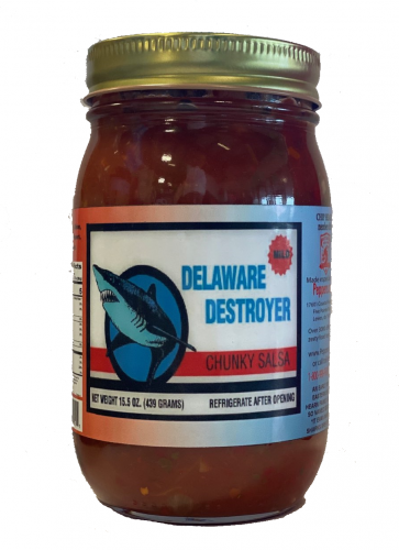 Delaware Destroyer Chunky Jalapeño Salsa - 15.5 Ounce Jar