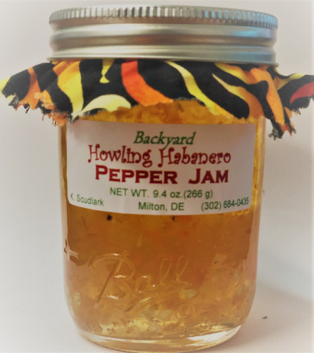 Backyard Howling Habañero Pepper Jam - 9.4 Ounce Jar