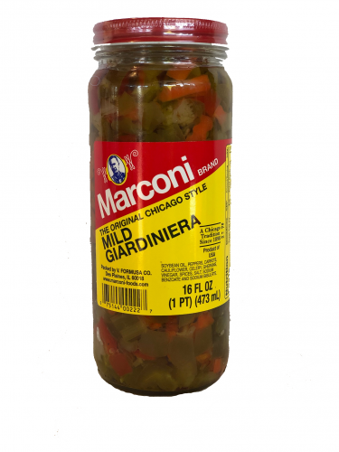 Marconi The Original Chicago Style Mild Giardiniera - 16 Ounce Jar