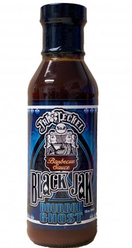 Jak Jeckel No. 2 Black Jak Bourbon Ghost Barbecue Sauce- 12 Ounce Bottle