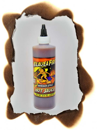Kilauea Fire Hawaiian Style Hot Sauce - 8 ounce bottle