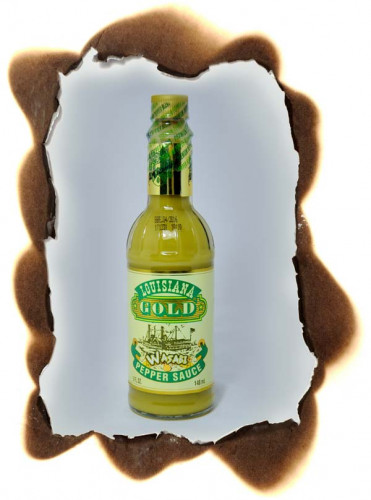 Louisiana Gold Wasabi Pepper Sauce - 5 ounce bottle