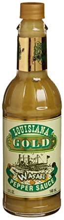Louisiana Gold Green Pepper Sauce With Tabasco Peppers - 5 ounce bottle