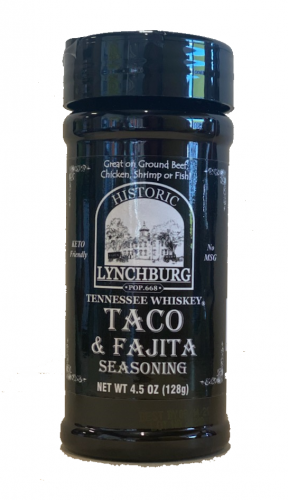 Lynchburg Tennessee Whiskey Taco & Fajita Seasoning- 4.5 Ounce Shaker
