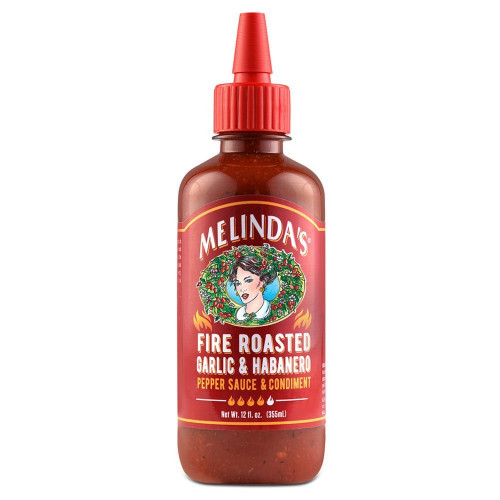 Melinda's Fire Roasted Garlic & Habañero Pepper Sauce - 12 ounce