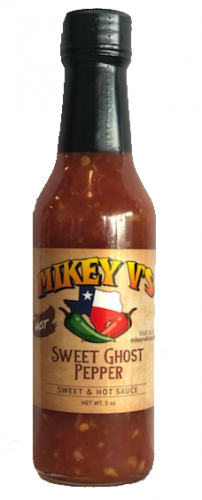 Mikey V's Sweet Ghost Pepper Hot Sauce- 5 ounce bottle