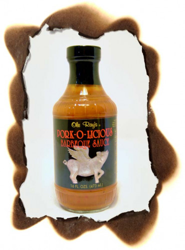 Ole Rays Pork-O-Licious Barbeque Sauce - 16 ounce bottle