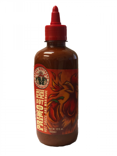 Sauce Brother's Primo Hot Peri Peri Hot Sauce and Marinade- 12oz Bottle