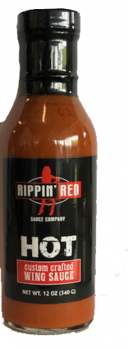 Rippin' Red Hot Custom Crafted Wing Sauce - 12 ounce bottle