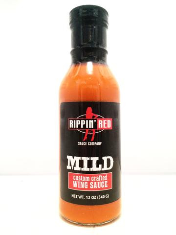 Rippin' Red Mild Custom Crafted Wing Sauce - 12 Ounce Bottle