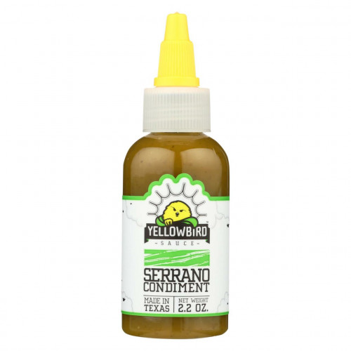 Yellowbird Serrano Hot Sauce - Mini 2.2 Ounce Bottle
