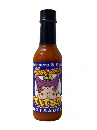 Show Your T*ts!!! Habanero & Garlic Hot Sauce - 5 ounce bottle